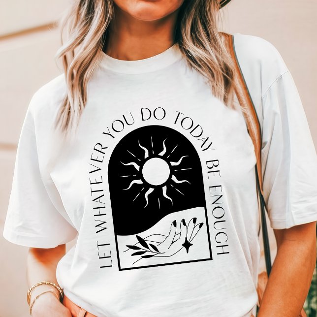 Boho Let Today Be Enough Sun and Hand Tri-Blend Shirt (Creator Uploaded)