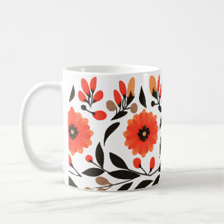 Boho liberty flowers coffee mug