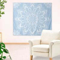 Boho Light Blue Mandala