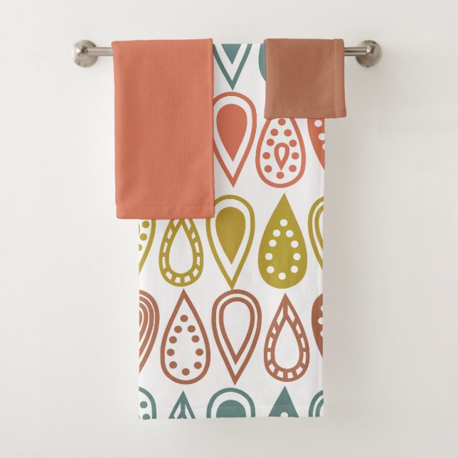 Boho Lines  Bath Towel Set (Insitu)