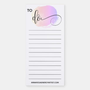 *~* Boho List Pad Peach Colorful TO DO