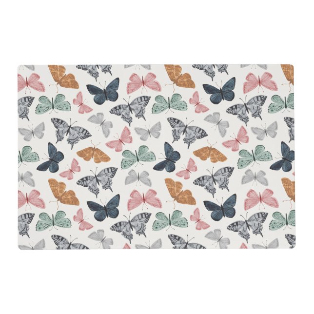 Boho Little Butterfly Party Decor Placemat (Front)