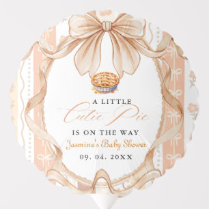 Boho Little Cutie Pie Thanksgiving Baby Shower Balloon