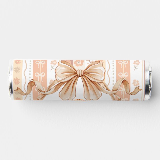 Boho Little Cutie Pie Thanksgiving Baby Shower Breath Savers® Mints (Right)