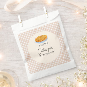 Boho Little Cutie Pie Thanksgiving Baby Shower Favor Bag