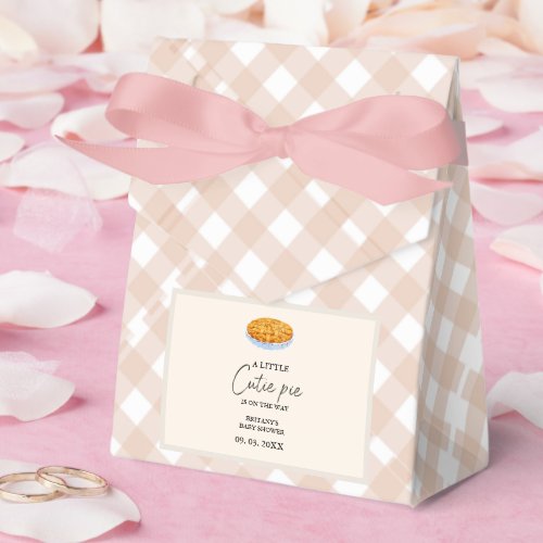 Boho Little Cutie Pie Thanksgiving Baby Shower  Favor Boxes