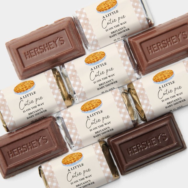 Boho Little Cutie Pie Thanksgiving Baby Shower Hershey's Miniatures (Assorted)