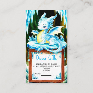 Boho Little Dragon Baby Shower Enclosure Card