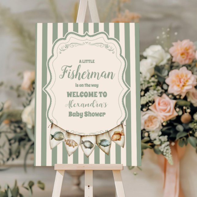 Boho Little Fisherman Fishing  Foam Board (Creator Uploaded)