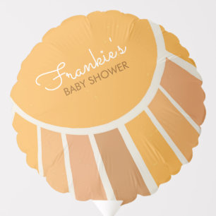 Boho Little ray of Sunshine Baby Shower Balloon