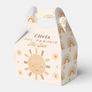 Boho Little Sunshine Baby Shower Favor Box