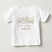 Boho Little Wildflower 1st Birthday Baby
