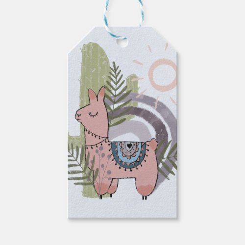 Boho Llama Gift Tags