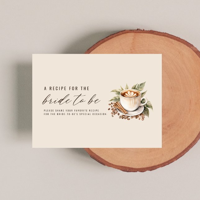 Boho Love is Brewing Coffee Bridal Shower Enclosure Card (Creator Uploaded)
