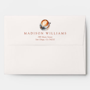 Boho Love Is Brewing Coffee Floral Envelope