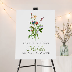 Boho Love is in Bloom Bridal Shower Foam Board