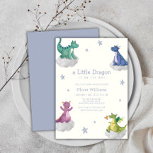 Boho Magical Little Dragon Baby Shower 