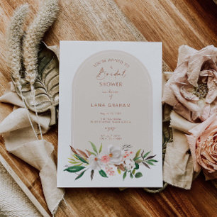 Boho Magnolia Invitation Bridal Shower Party L201