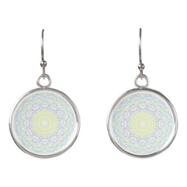 Boho Mandala Earrings (Front)