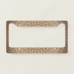 Boho Mandala Geometric License Plate Frame