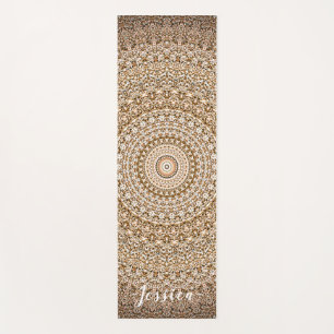 Boho Mandala Geometric Yoga Mat