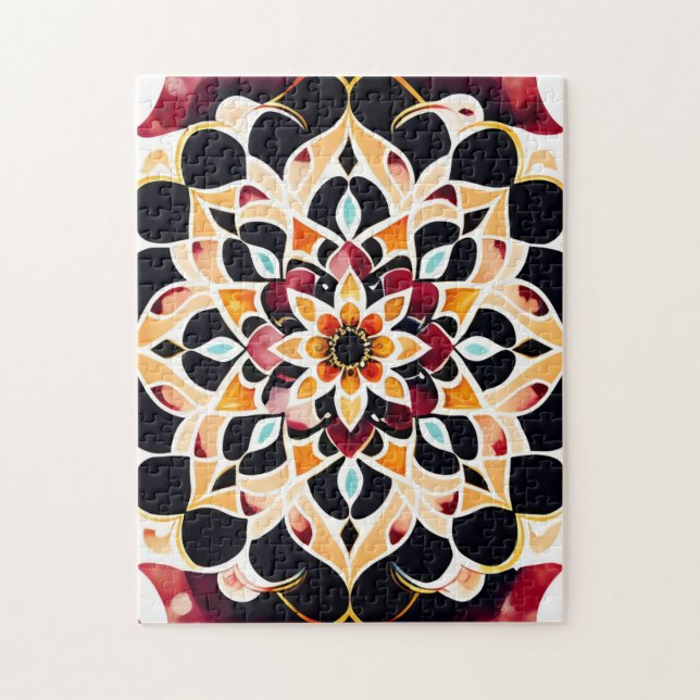 Boho Mandala Jigsaw Puzzle (Vertical)