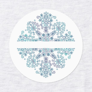 Boho Mandala Kids' Labels
