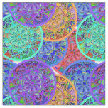 Boho Mandalas | Colorful Circle Patterns Fabric