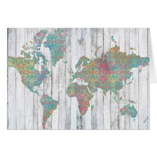 Boho Map II Cards (Front Horizontal)