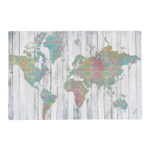 Boho Map II Placemat