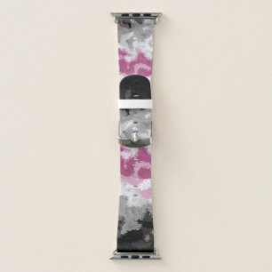 Boho Marbled Abstract Librafeminine Pride Flag Apple Watch Band