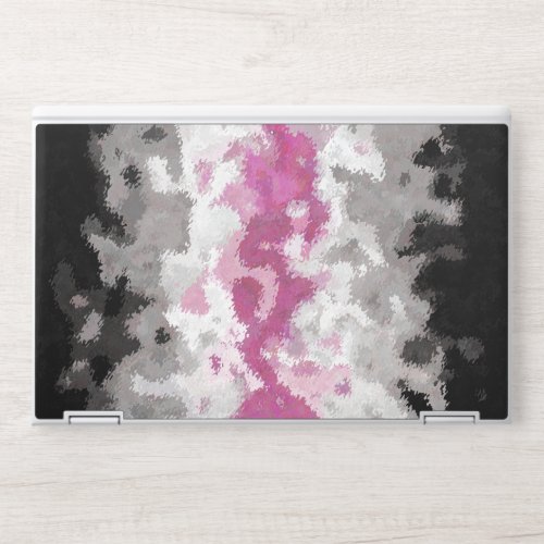 Boho Marbled Abstract Librafeminine Pride Flag HP Laptop Skin