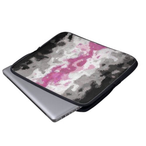 Boho Marbled Abstract Librafeminine Pride Flag Laptop Sleeve