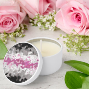 Boho Marbled Abstract Librafeminine Pride Flag Mini Candle Favors