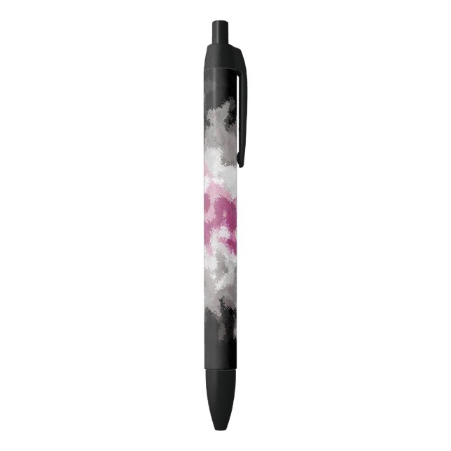 Boho Marbled Abstract Librafeminine Pride Flag Pen (Bottom (Vertical))