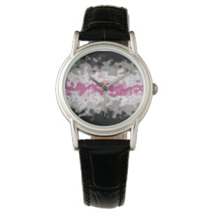 Boho Marbled Abstract Librafeminine Pride Flag Watch
