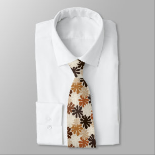 Boho Matisse Flower Pattern  Neck Tie