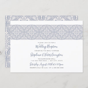 Boho Medallion wedding reception Invitation