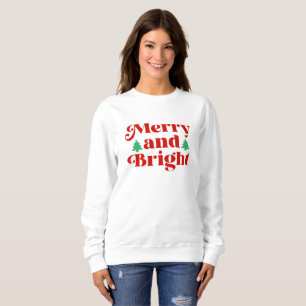 Boho Merry and Bright Christmas Sweatshirt