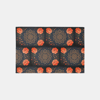 Boho Midnight Bloom Rug