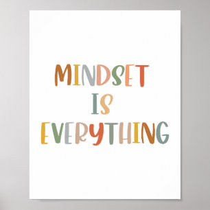 Boho Mindset Is Everything poster