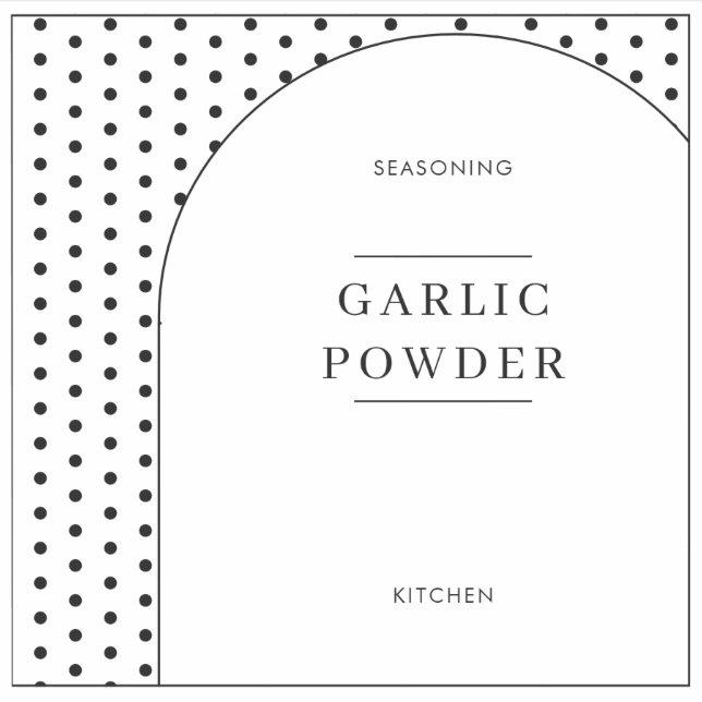 Boho Minimal Kitchen Pantry Jar Labels (Front)