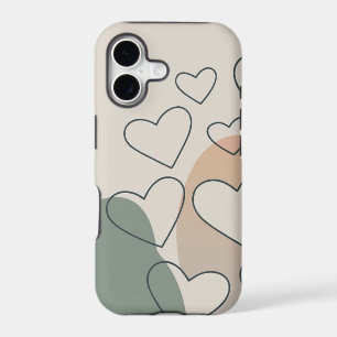 Boho Minimalist iPhone 17 Case – Aesthetic Neutral