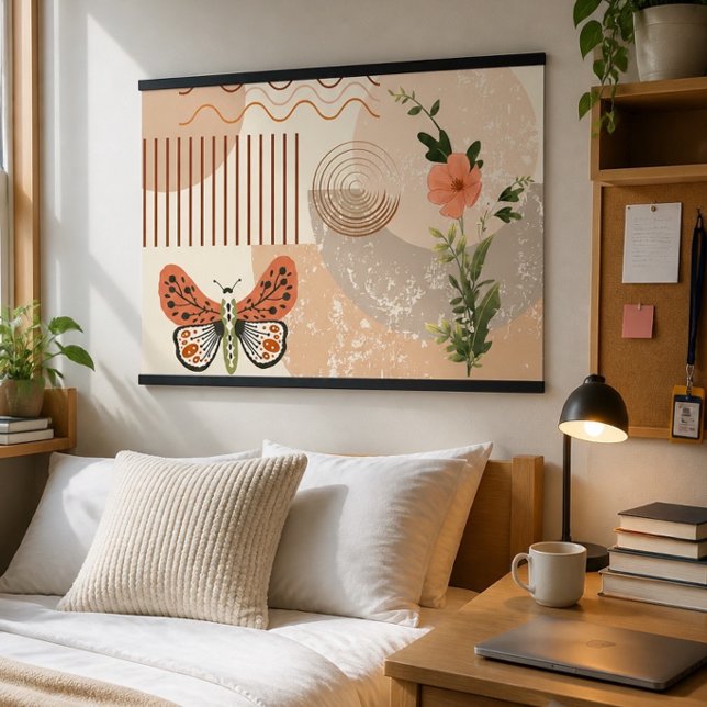 Boho Minimalist Neutral Colors Poster (Creator Uploaded)