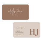 Boho Minimalist Signature Neutral Tone