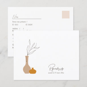 Boho Minimalist Vases   Song Request + Meal Choice Postcard