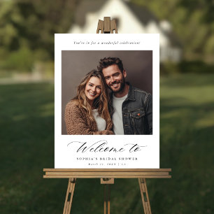 Boho Modern Any Event Bridal Shower Photo Welcome Foam Board