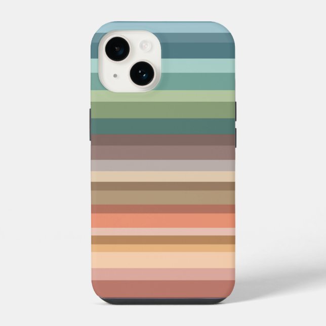 Boho Modern Chic Stripes  Iphone Case (Back)