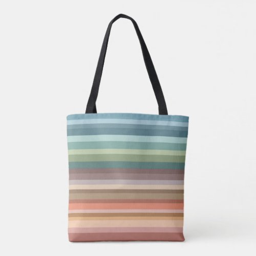 Boho Modern Chic Stripes  Tote Bag
