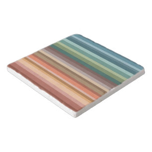 Boho Modern Chic Stripes  Trivet